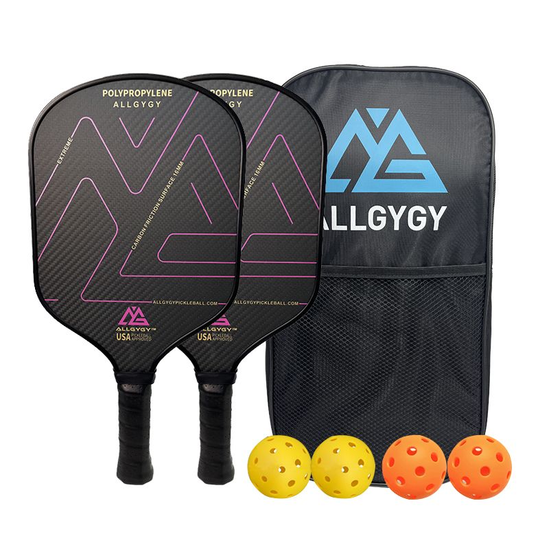 Ensemble de pickleball et de pagaie en fibre de carbone 3K